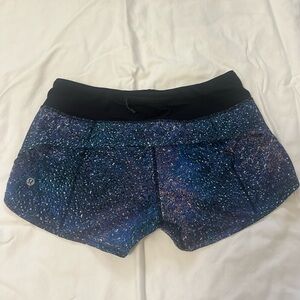 Lululemon galaxy colorful speed shirt size 4 , 2.5
